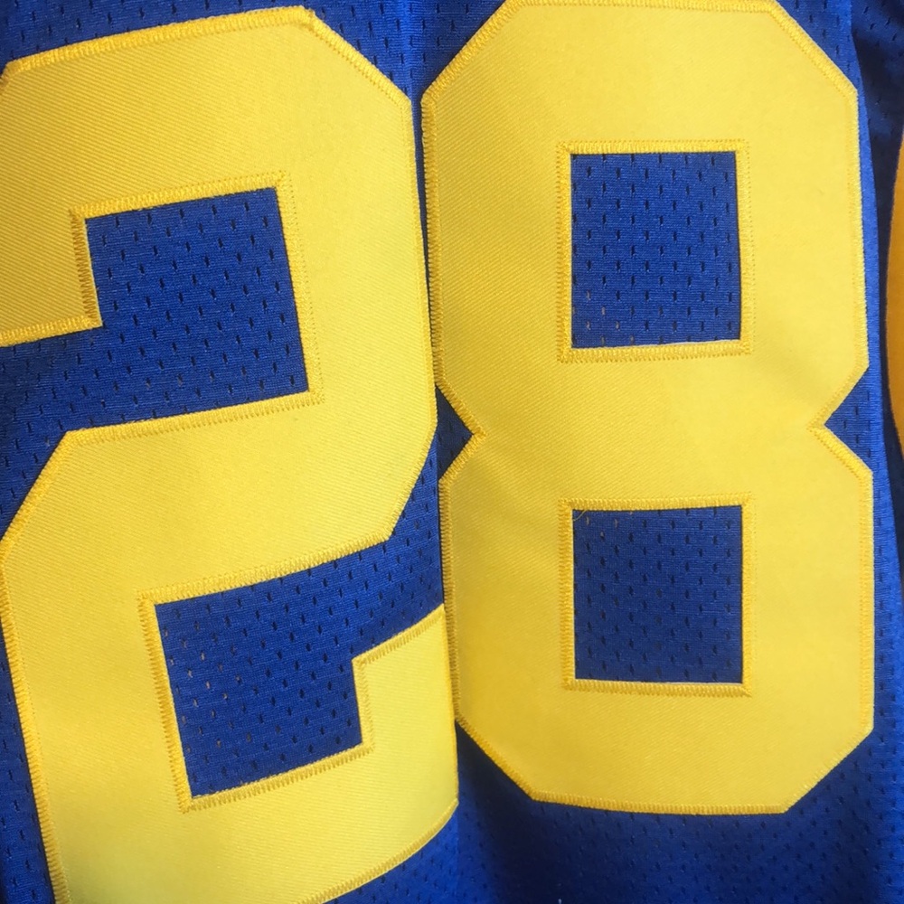 Throwback Marshall Faulk St.Louis Rams Mitchell & Ness Jersey size XL - Picture 2 of 5